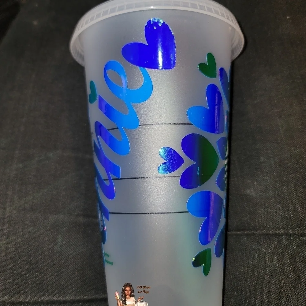 Custom Sunshine and Butterflies Starbucks‎ Cold Cup